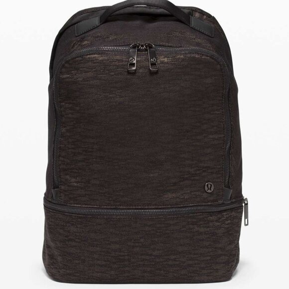 Lululemon City Adventurer Backpack 17L Black With Orange Lining Bag - Picture 1 of 16